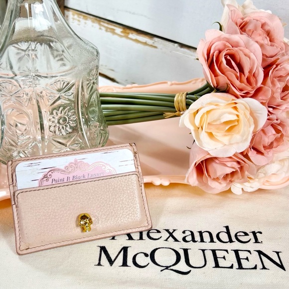Alexander McQueen Baby Pink Cardholder - Picture 3 of 10